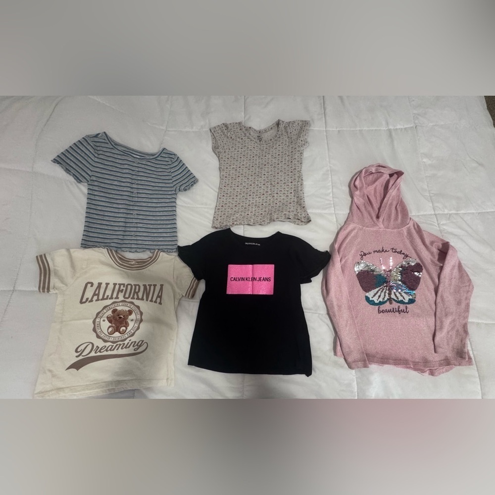Bundle Shirts for girls Calvin Klein Jeans and Pink 
VELVE